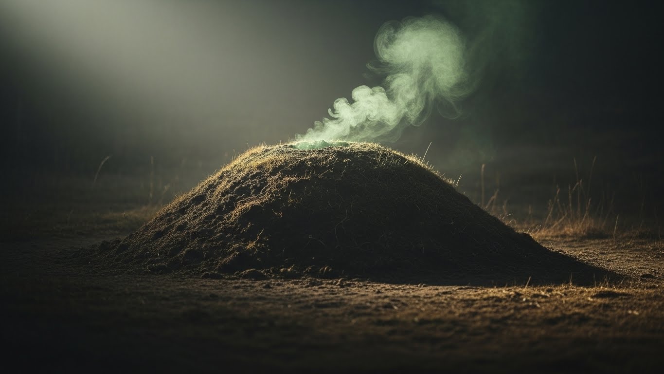 Stink lines from ground