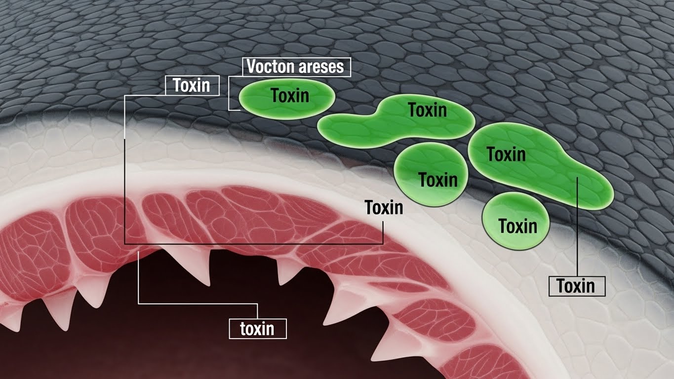 Shark skin scientific diagram