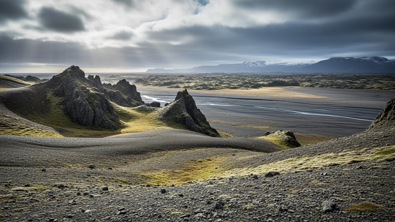 Barren Iceland landscape